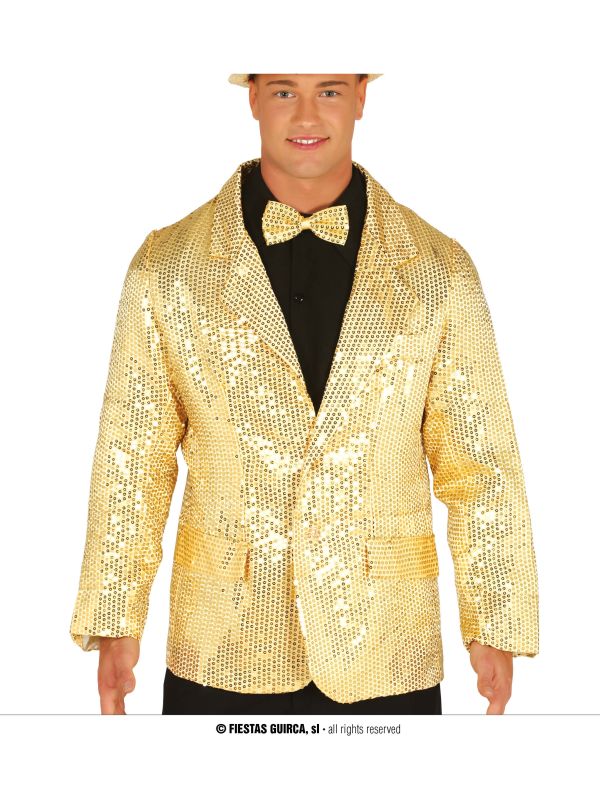 Chaqueta Lentejuelas Oro