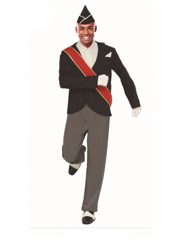 Disfraz negro del ataud