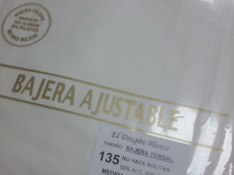 Sábana bajera de 1,35 BEIS