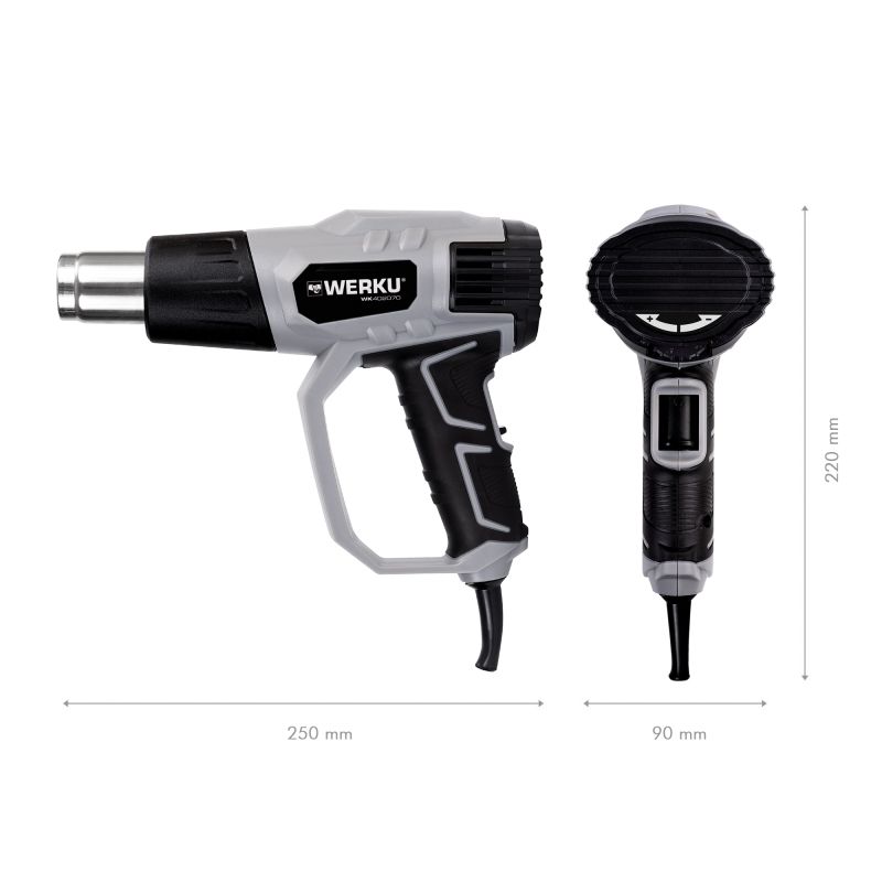 Pistola Aire Caliente 2000W WK402070