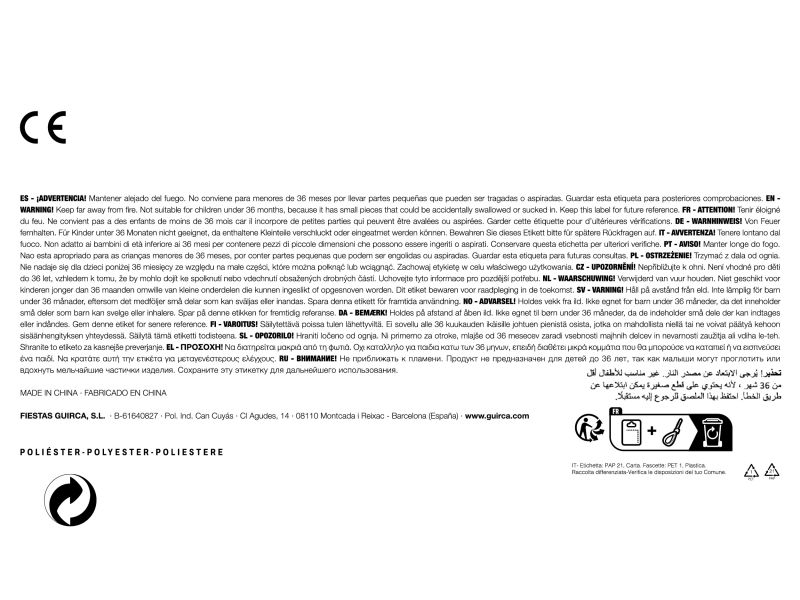 Birrete de tela alta calidad para niños