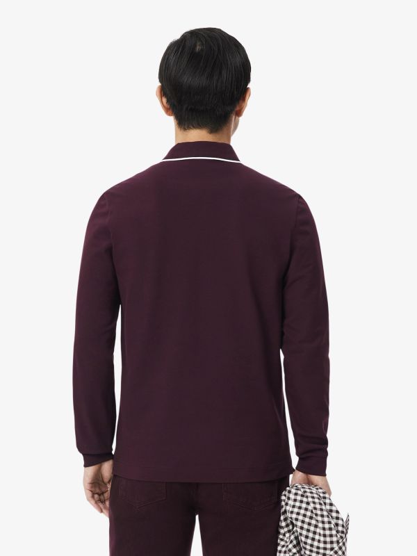 Polo Paris de Manga Larga y Corte Regular de Lacoste