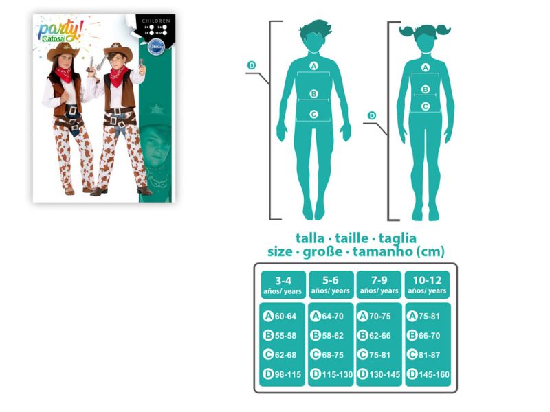 Disfraz de Vaquero Unisex