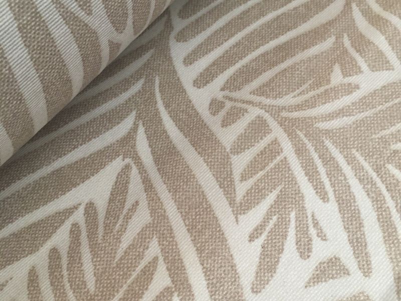 Tela mantel resinado antimanchas RAMAS BEIGE 