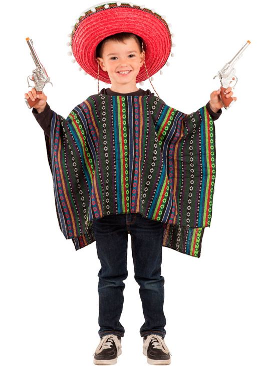 Poncho mejicano Infantil