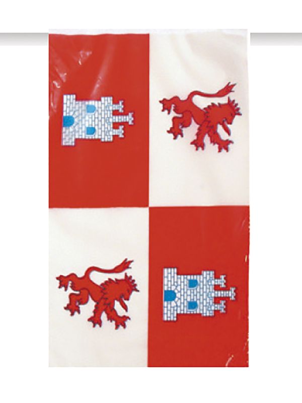 Bolsa bandera de plastico de bandera de Castilla leon