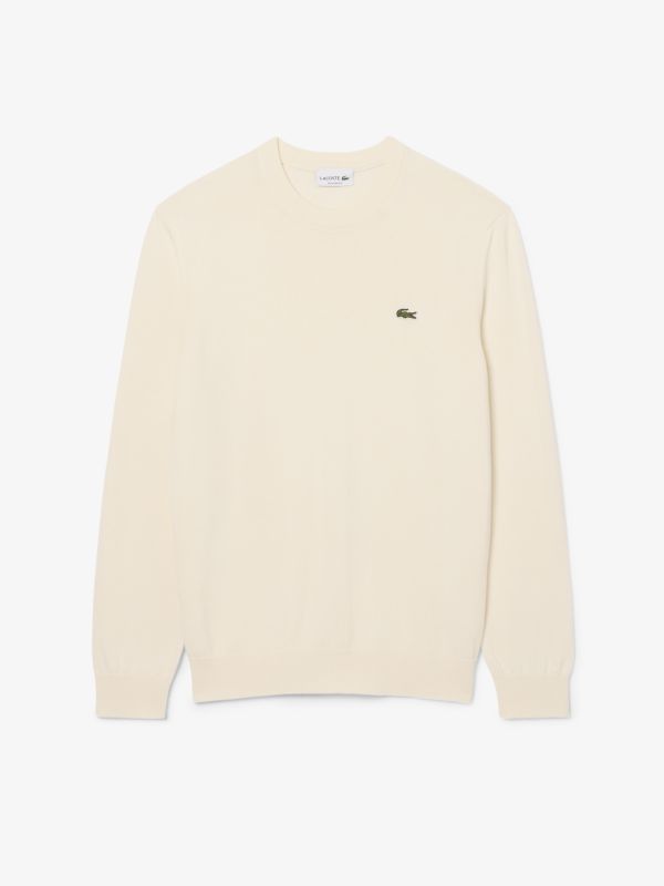 Lacoste Essential: Off-White Silk