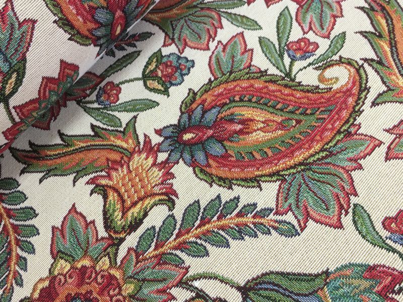 Tapicería jacquard GOBELINO FLORAl 