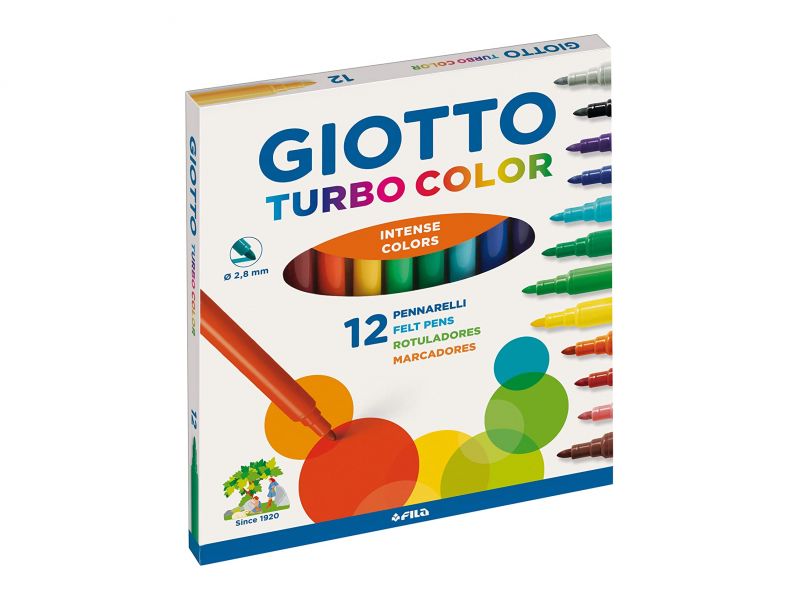 Giotto turbo color Rotuladores 12 colores