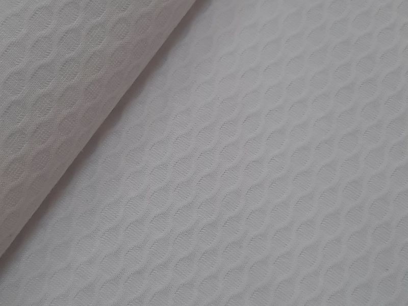 Piqué  de abeja grande BLANCO