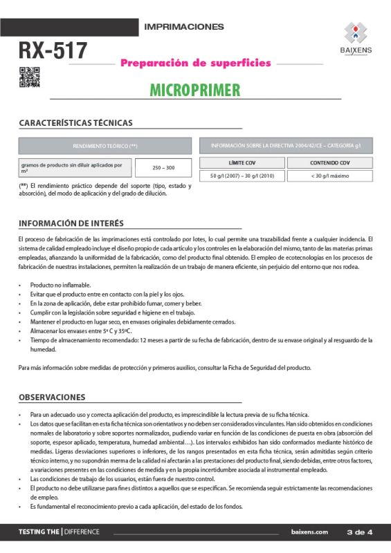 Concrete Microprimer RX-517