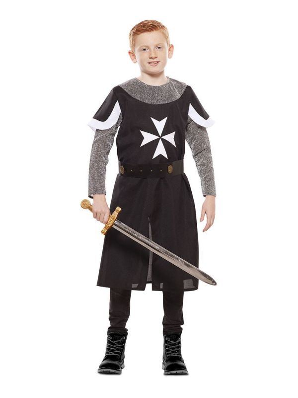 Disfraz de Cruzado negro infantil