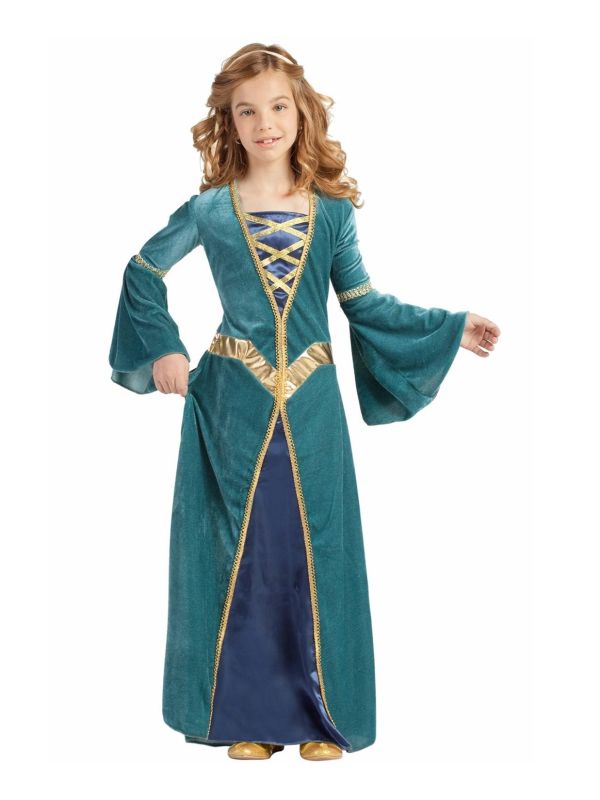 Disfraz de Princesa medieval verde