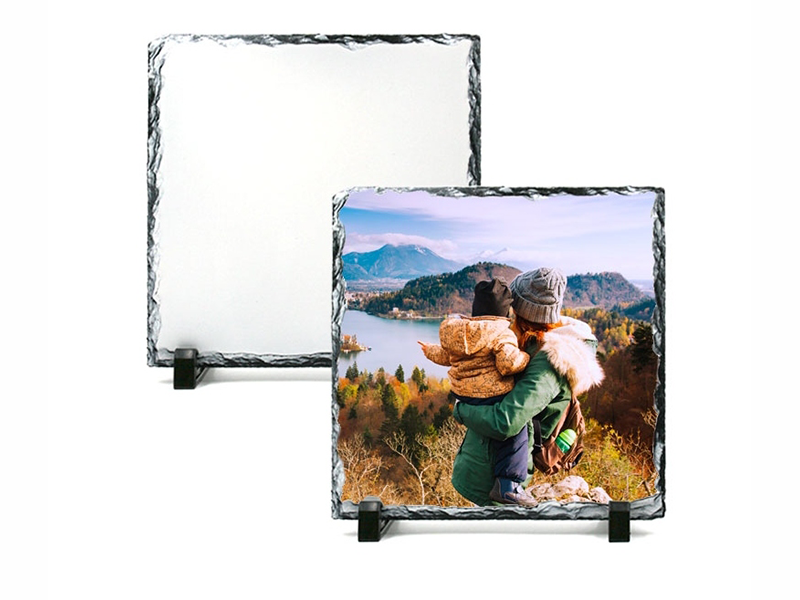 PORTAFOTOS DE PIZARRA CUADRADO