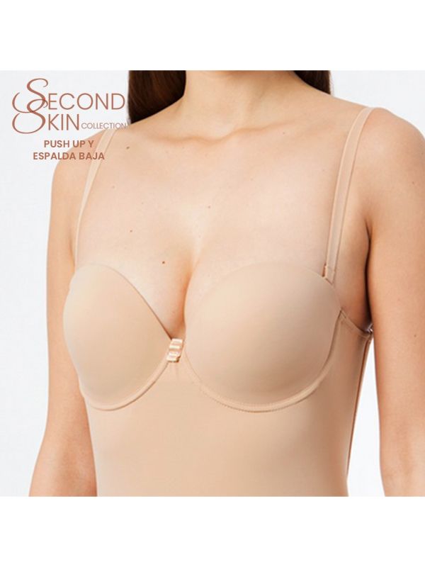 Body espalda baja y push-up con pata Second Skin Ivette Bridal