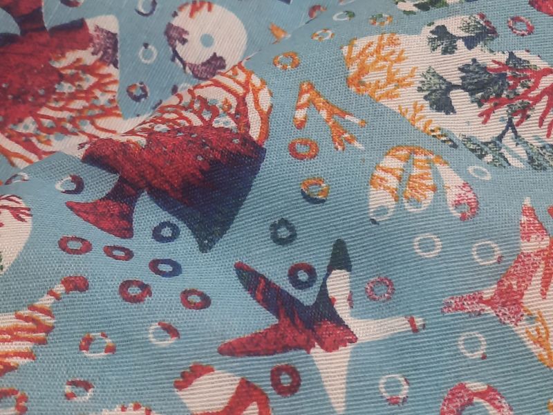 LONETA ESTAMPADA MOTIVOS DE MAR