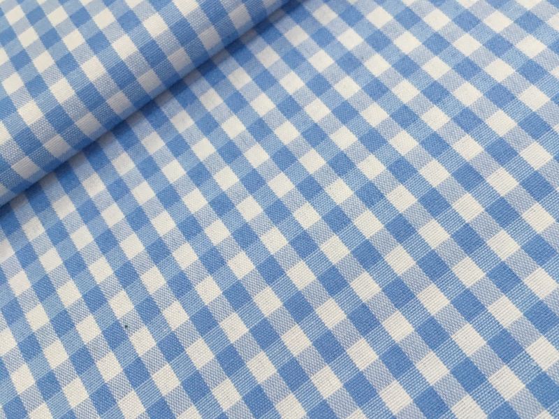 Cuadro vichy AZUL CELESTE 5 mm