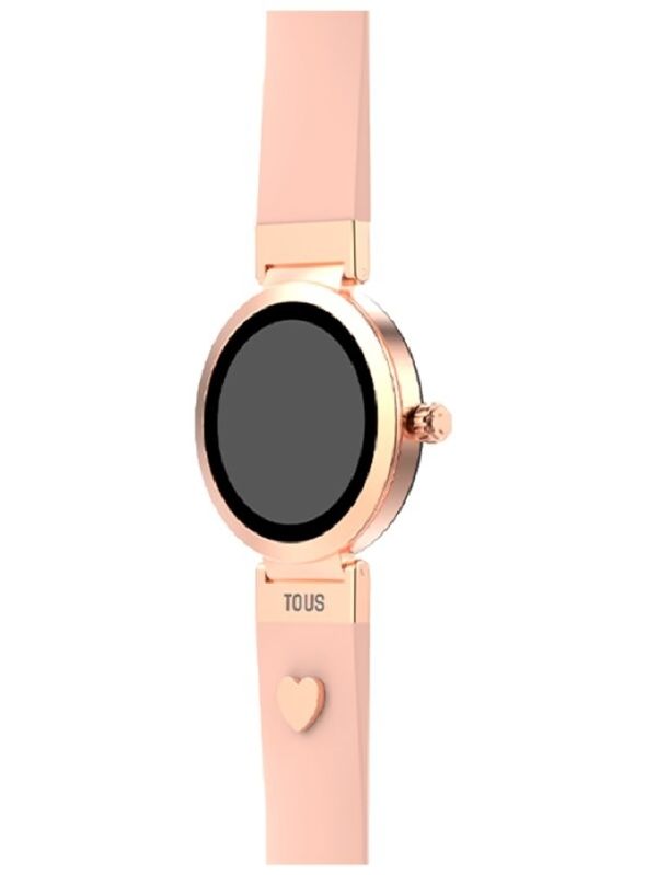 Smartwatch TOUS con correa nude y motivos de acero rosado S-CONNECT CHARMS