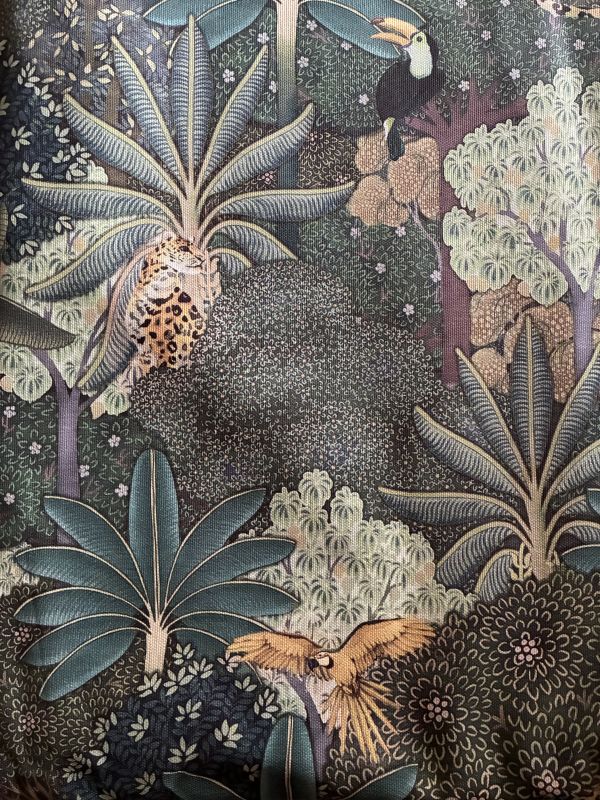 Loneta ESTAMPADO TROPICAL TUCAN VERDE