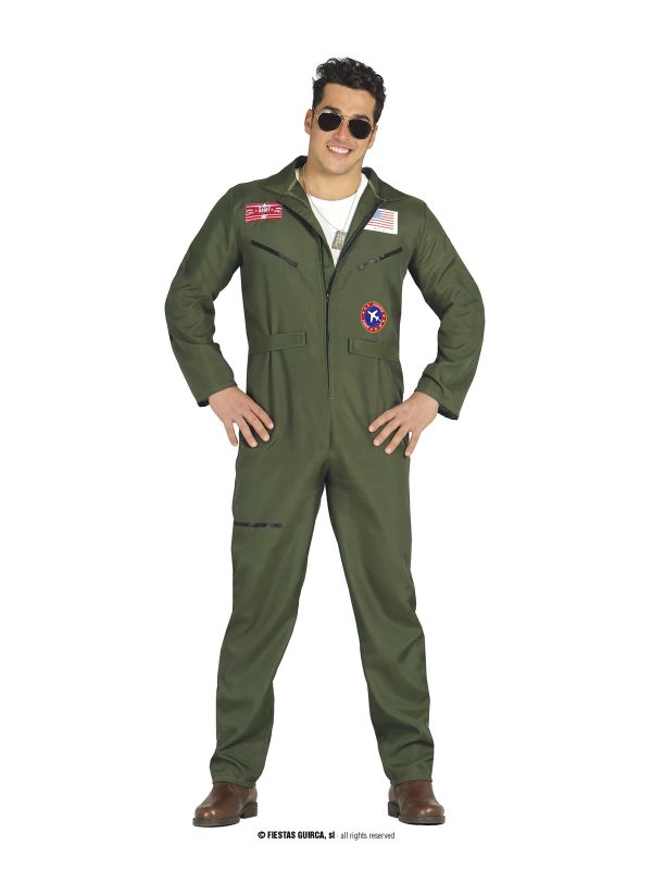 Disfraz de Piloto de Caza Hombre