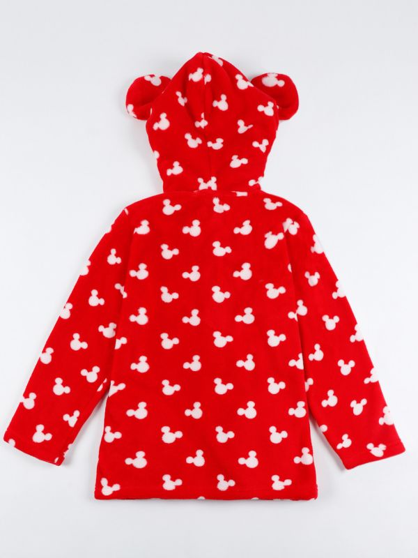 Bata niña Mickey Mouse roja con orejas