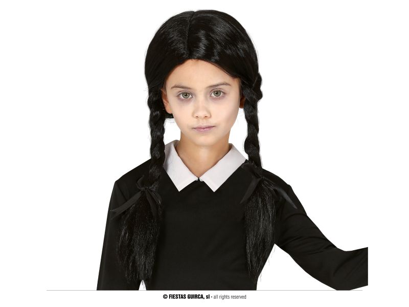 Peluca de Miercoles para niña
