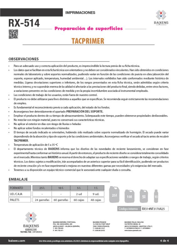 Concrete Tacprimer RX-514 5 kg