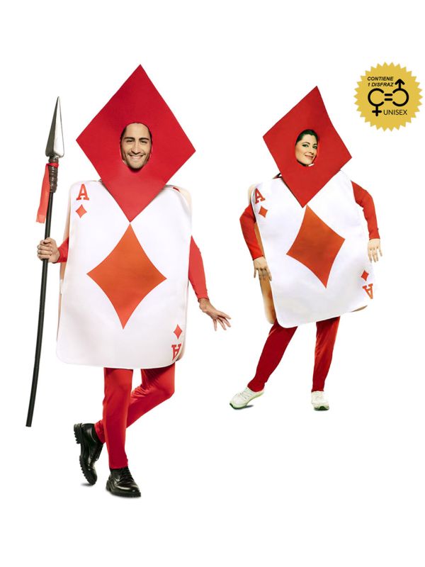 Disfraz de Carta de As de diamantes