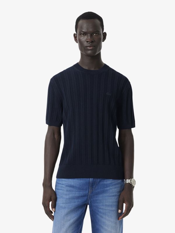  Jersey de Manga Corta de Canalé Vaporoso de Lacoste