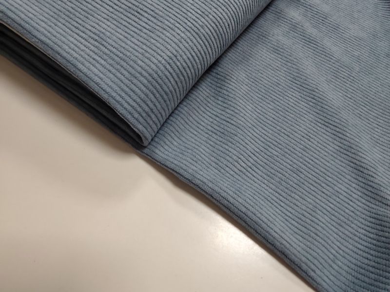 TELA DE PANA EFECTO PUNTO AZUL AÑIL