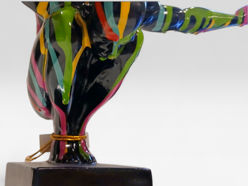 Escultura Atleta Graffiti