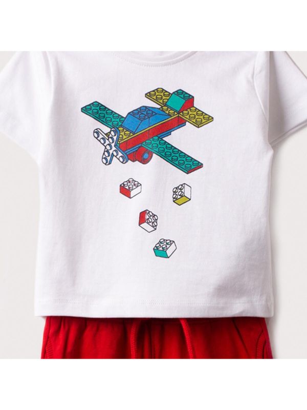 Conjunto niño camiseta avión