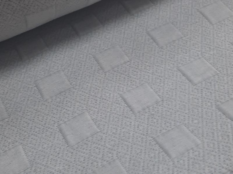 Piqué GRIS CUADRADOS