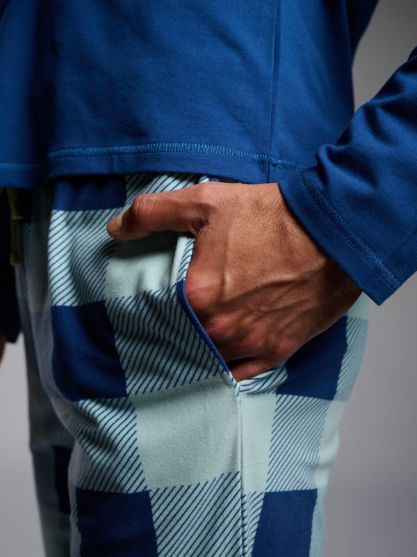 Pijama hombre algodón Out of Office estampado cuadros