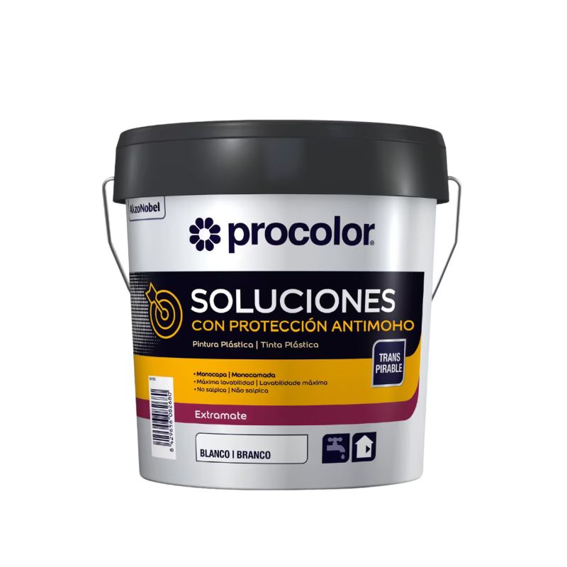 Pintura Plástica Antimoho Soluciones Procolor