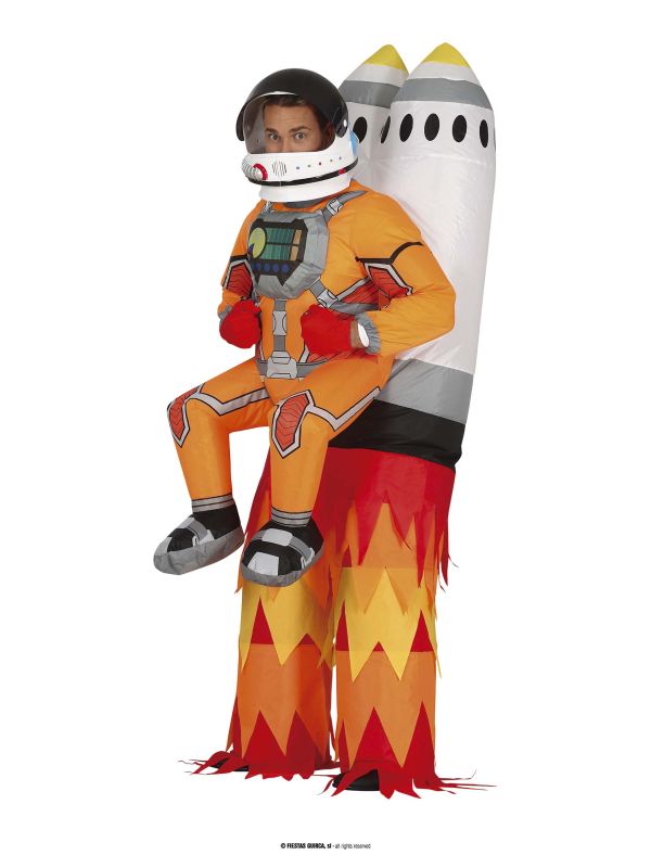 Disfraz Hinchable Cohete con Astronauta