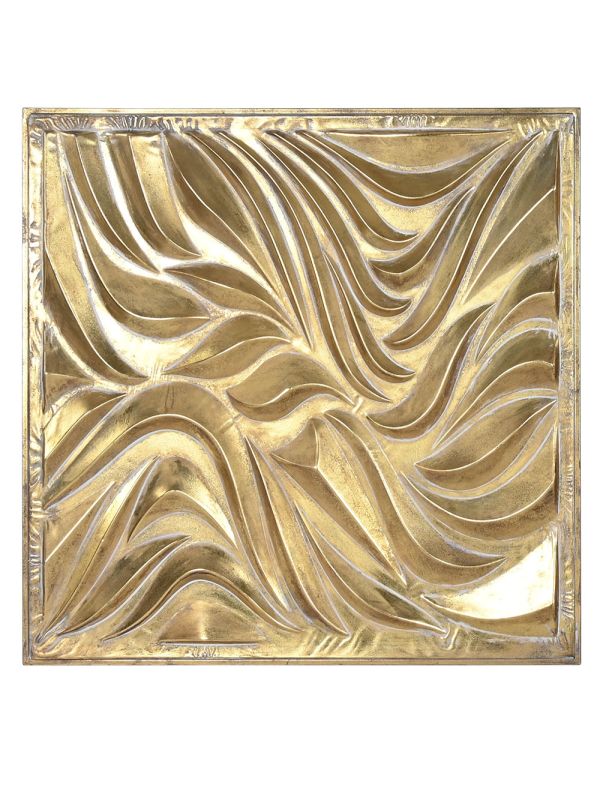 Energía Dorada en Relieve Metálico 