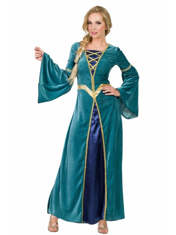 Disfraz de princesa Medieval Verde