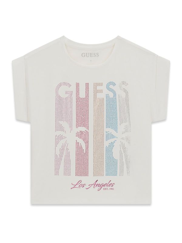 Camiseta Relieve Perlado Guess