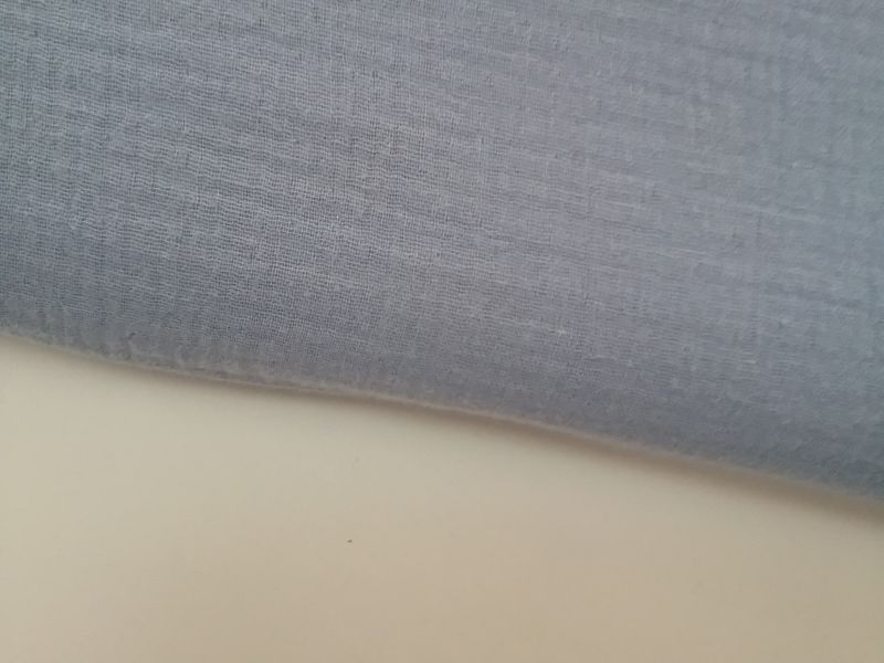 Tela MUSELINA AZUL PLOMO 