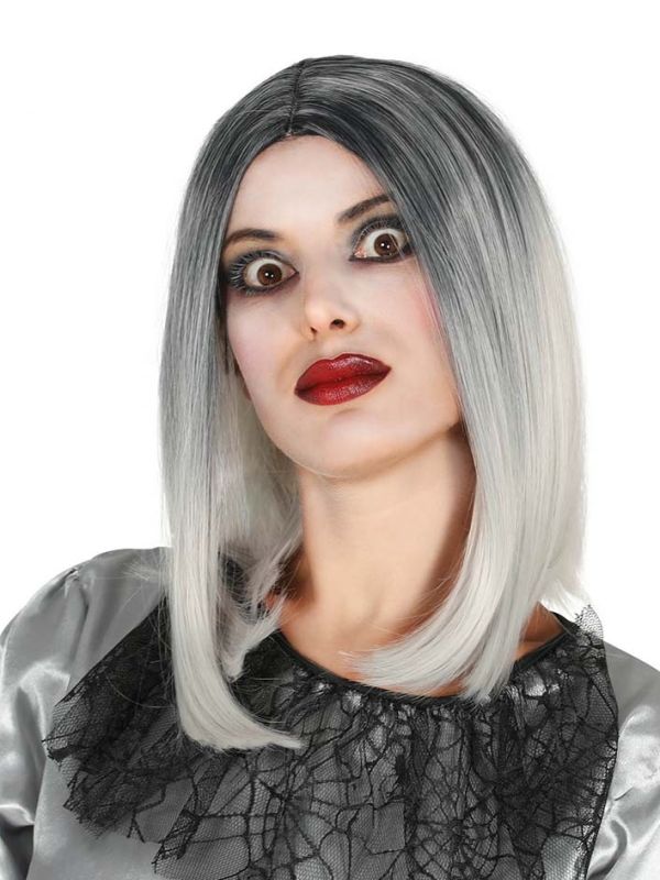 Peluca Blanca y Negra