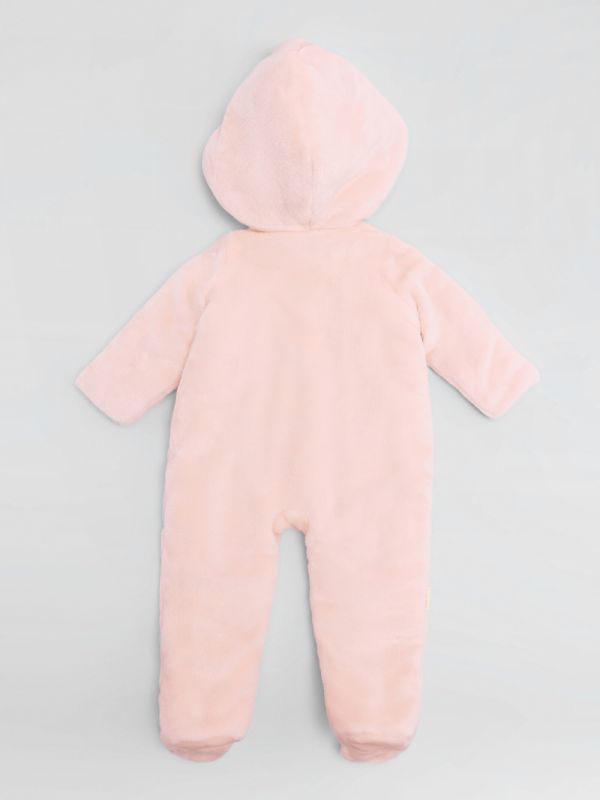 Buzo bebe pelo capucha bordado