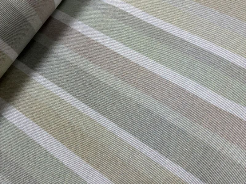 Tela mantel RESINADO ANTIMANCHA  RAYAS TONOS VERDES 