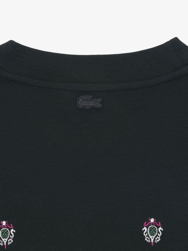  Sudadera Oversized de Piqué con Bordado de Lacoste