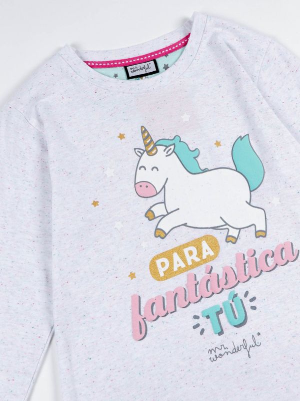 Pijama niña Fantástica Unicornio Mr. Wonderful