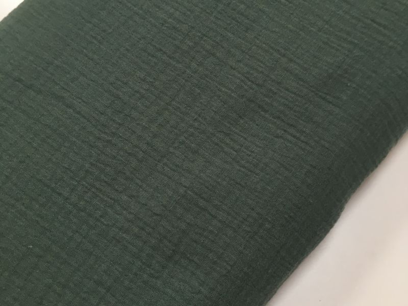 TELA DE MUSELINA VERDE BOTELLA 