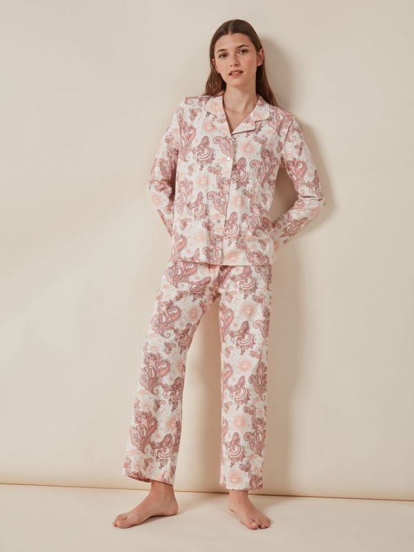 Pijama estampado camisero Gisela