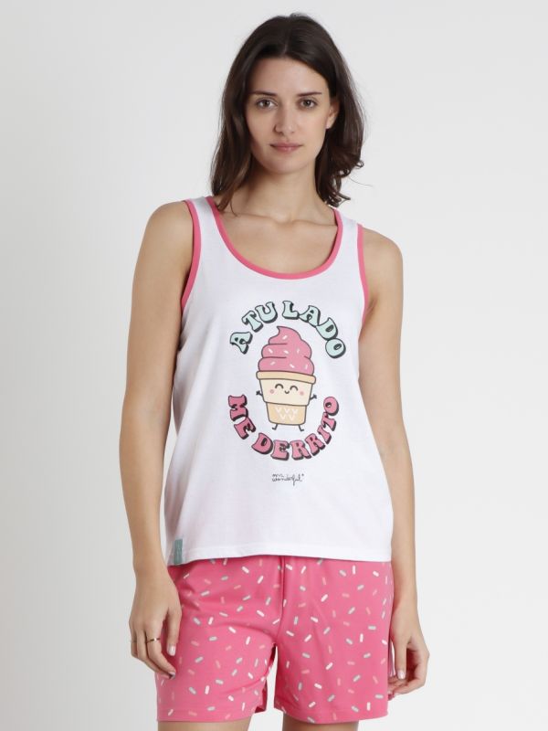Pijama mujer A  tu lado, me derrito Mr. Wonderful