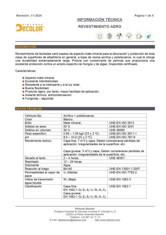 Revestimiento Aero Decolor