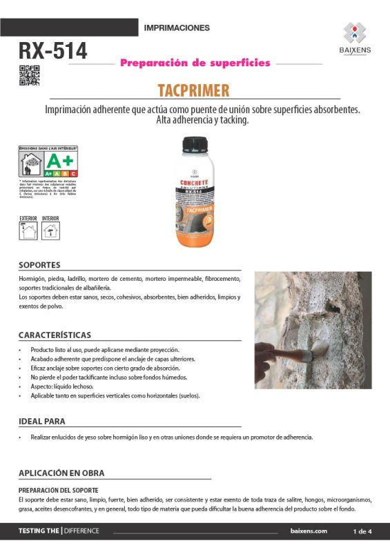 Concrete Tacprimer RX-514 5 kg